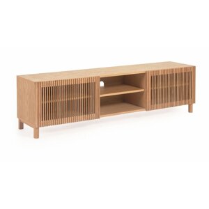 TV komoda u dekoru hrasta u prirodnoj boji 180x50 cm Beyla – Kave Home