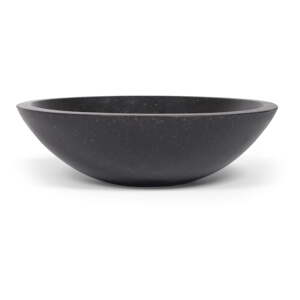 Crni umivaonik terrazzo Kave Home Sunday, ø 40 cm