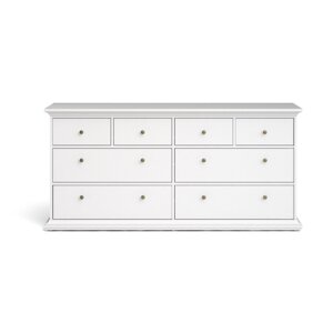Bijela niska komoda 183x87 cm Paris – Tvilum
