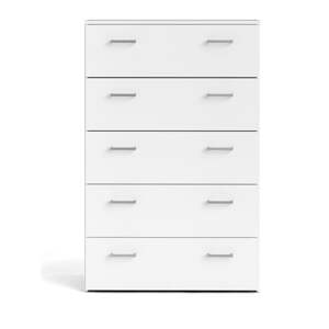 Bijela visoka komoda 74x115 cm Space – Tvilum