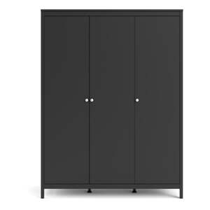 Crni ormar 150x199 cm Madrid – Tvilum