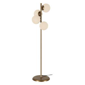 Podna lampa u zlatnoj boji Squid Lighting Owl, visina 130 cm