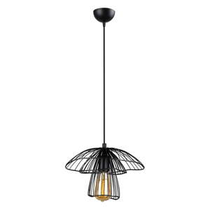Crna viseća svjetiljka Squid Lighting Root, visina 117 cm