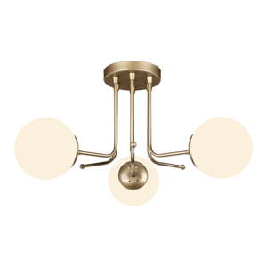 Stropna lampa u zlatnoj boji Squid Lighting Star, visina 34 cm