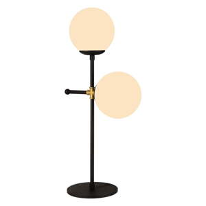Crna stolna lampa Squid Lighting Kruva, visina 55 cm