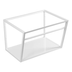 Bijelo željezno zidno postolje ispod umivaonika 60x40 cm Ska – Sapho
