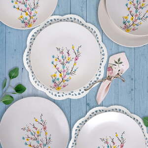 Set od 6 keramičkih tanjura My Ceramic Spring, ø 26 cm