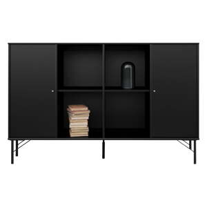 Crna komoda Hammel Mistral Kubus, 136 x 89 cm