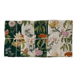 Set od 4 salvete od lana Madre Selva Spring, 43 x 43 cm