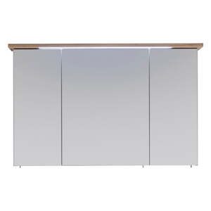 Bijeli viseći kupaonski ormarić s ogledalom 115x72 cm Set 923 - Pelipal