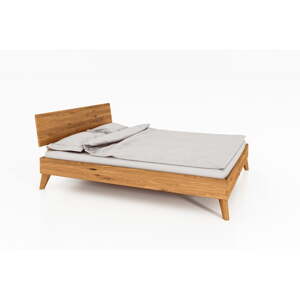 Bračni krevet od hrastovog drveta 200x200 cm Greg 1 - The Beds