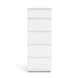 Bijela visoka komoda 40x107 cm Nova – Tvilum