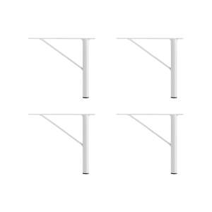 Bijele metalne noge za ormariće u setu od 4 kom Mistral & Edge by Hammel - Hammel Furniture