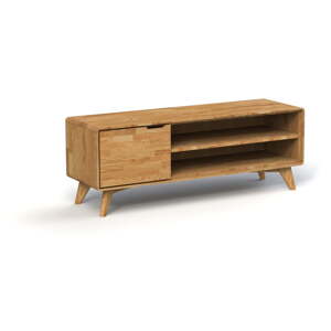 TV komoda od hrastovine 134x48 cm Greg - The Beds