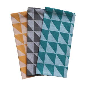 Pamučni ručnici u setu od 3 kom 70x50 cm Geometry - JAHU collections