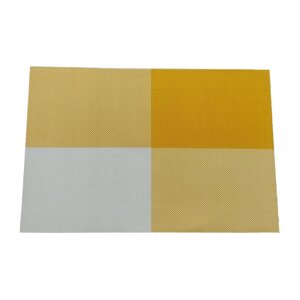 Žuti plastični podmetač 2 kom 30x45 cm Chess - JAHU collections