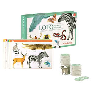 Društvena igra Loto Animals - Moulin Roty