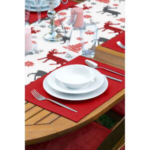 Božićni set od 4 podmetača i nadstolnjaka za stol 140x45 cm American Servis - Mila Home