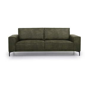 Zelena sofa od imitacije kože 224 cm Copenhagen – Scandic