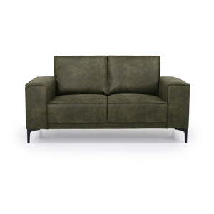 Zelena sofa od imitacije kože 164 cm Copenhagen – Scandic