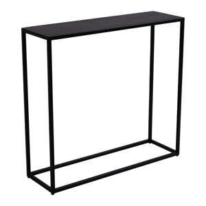 Crni metalni konzolni stol 100x30 cm Julita - CustomForm