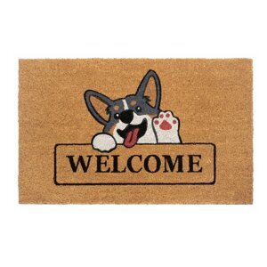 Otirač od kokosovih vlakana 75x45 cm Welcome & Dog - Hanse Home