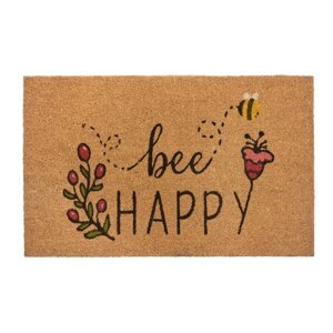 Otirač od kokosovih vlakana 75x45 cm Bee Happy - Hanse Home