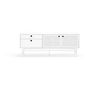 Bijeli TV stol 140x52 cm Punto - Teulat