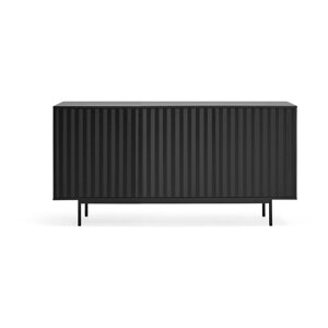 Crna niska komoda 159x80 cm Sierra – Teulat