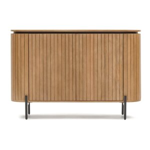 Niska komoda od masivnog manga u prirodnoj boji 120x80 cm Licia – Kave Home