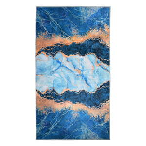 Plavo-zlatni tepih 140x80 cm - Vitaus