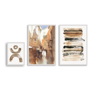 Slike u setu 3 kom 44x65 cm Watercolor – Tomasucci