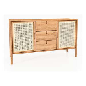 Niska komoda od hrastovine 142x84 cm Pola - The Beds