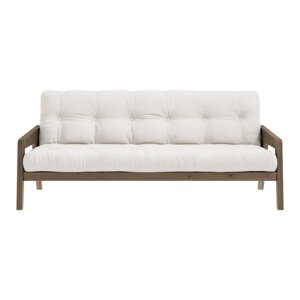 Bijeli kauč na razvlačenje 204 cm Grab - Karup Design