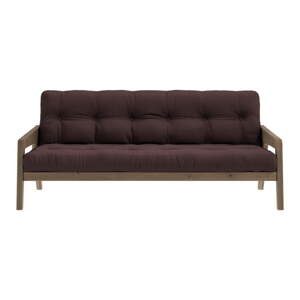 Smeđi kauč na razvlačenje 204 cm Grab - Karup Design