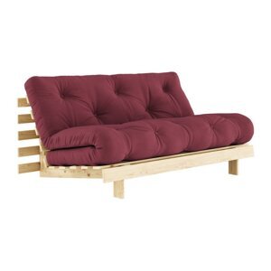 Crveni kauč na razvlačenje 160 cm Roots - Karup Design