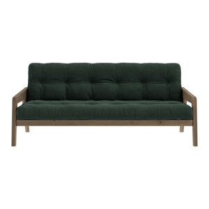 Zeleni samt kauč na razvlačenje 204 cm Grab - Karup Design