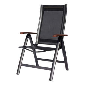 Crna metalna vrtna stolica Ass Comfort - Sun Garden