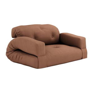 Narančasti kauč na razvlačenje 140 cm Hippo - Karup Design