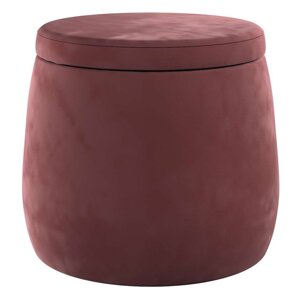 Crveni baršunast dječji tabure Posh Velvet – Yellow Tipi