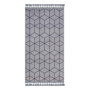 Sivi perivi tepih 160x100 cm - Vitaus
