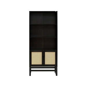 Crni regal od borovine 75x175 cm Jolene - Støraa