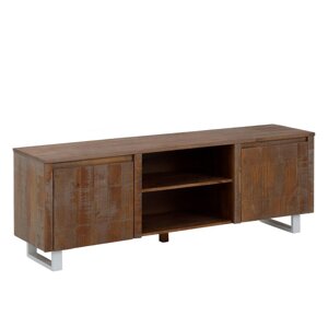 TV komoda od borovine u prirodnoj boji 160x55 cm Lagos - Støraa