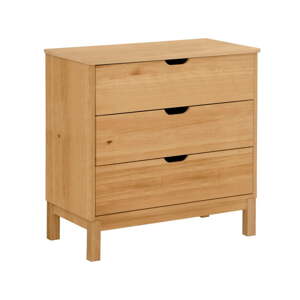 Niska komoda od borovine u prirodnoj boji 76x75 cm Post - Støraa