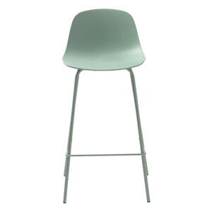 Svjetlo zelena plastična barska stolica 92,5 cm Whitby - Unique Furniture