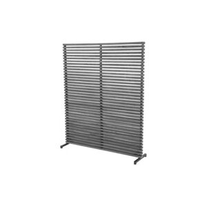 Siva/prirodna boja drveni/metalni balkonski paravan 153x185 cm - Hartman