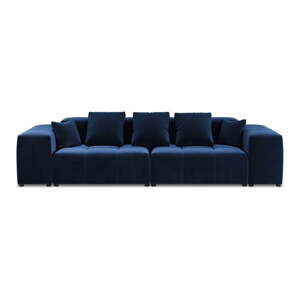 Plavi baršunasti kauč 320 cm Rome Velvet - Cosmopolitan Design