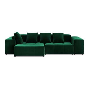 Zelena baršunasta kutna garnitura (varijabilna) Rome Velvet - Cosmopolitan Design