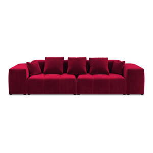 Crvena baršunasta sofa 320 cm Rome Velvet - Cosmopolitan Design