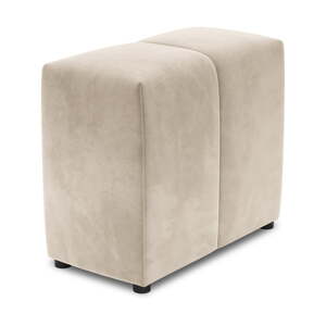 Bež baršunasti naslon za modularnu sofu Rome Velvet - Cosmopolitan Design